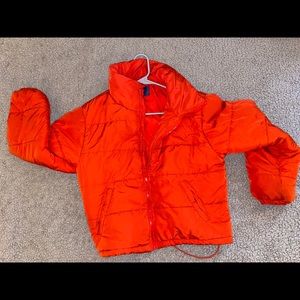 Red Puffer Coat